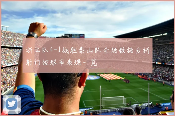 浙江队4-1战胜泰山队全场数据分析射门控球率表现一览